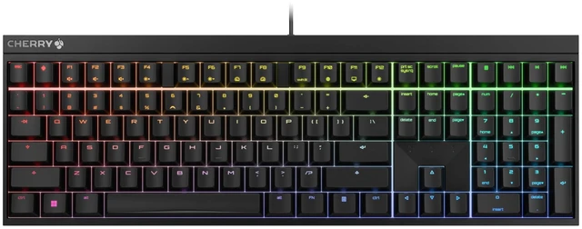Main image of MX 2.0S, Wired Mechanical Gaming Keyboard with RGB-Lighting, Designed in Germany, Full Key Rollover, Anti Ghosting, MX2A Silent RED Switches, Black