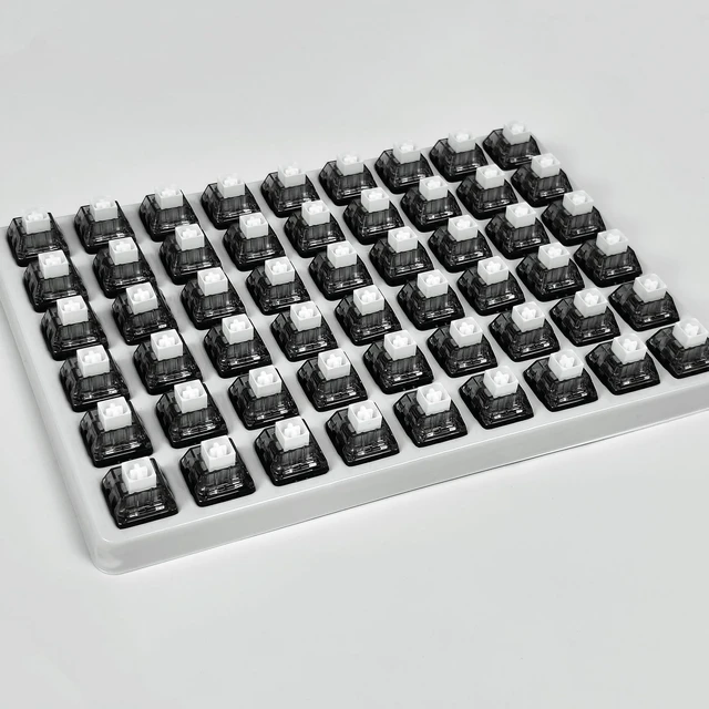 Alt view image 7 of 7 - Kailh Box White V2 Clicky Switches for Mechanical Gaming Keyboard | 5-Pin 45gf Pre-Lubed Dustproof Waterproof Switch (Box V2 White, 10PCS)