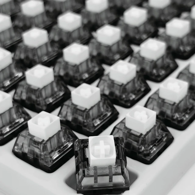 Alt view image 6 of 7 - Kailh Box White V2 Clicky Switches for Mechanical Gaming Keyboard | 5-Pin 45gf Pre-Lubed Dustproof Waterproof Switch (Box V2 White, 10PCS)