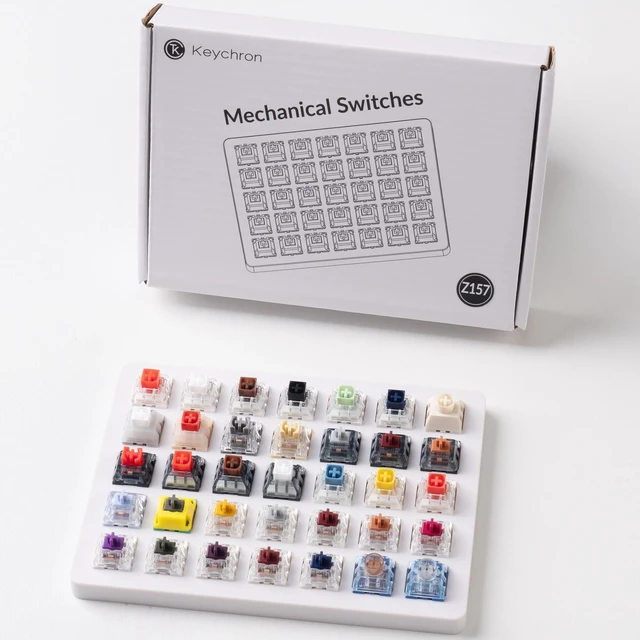 Alt view image 5 of 7 - Switch Tester Kit 35PCS Kailh Mechanical Switch Sampler with Linear, Tactile & Clicky Options (Box, Super Speed, Deep Sea Silent) for Typing Feel Testing