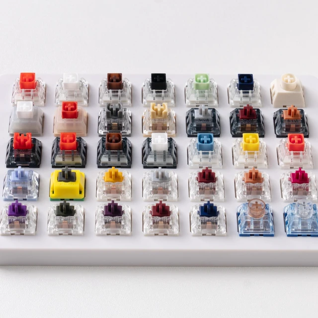 Alt view image 4 of 7 - Switch Tester Kit 35PCS Kailh Mechanical Switch Sampler with Linear, Tactile & Clicky Options (Box, Super Speed, Deep Sea Silent) for Typing Feel Testing