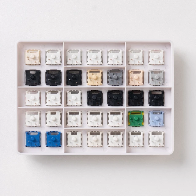 Alt view image 7 of 7 - Switch Tester Kit 35PCS Kailh Mechanical Switch Sampler with Linear, Tactile & Clicky Options (Box, Super Speed, Deep Sea Silent) for Typing Feel Testing