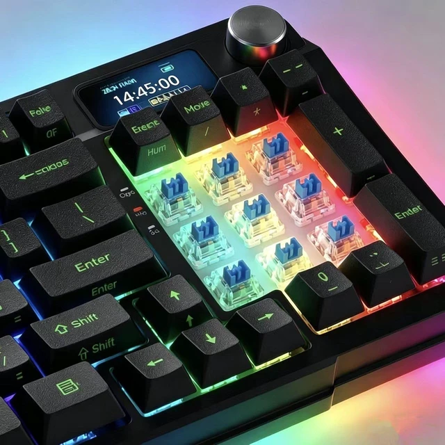 Alt view image 6 of 7 - 50 PCS 3 PIN Dustproof Blue Clicky Mechanical Keyboard Switches with Puller & Clear Storage Box, Accurate Typing Replacement for LED/Gaming Keyboards & 3D Prints