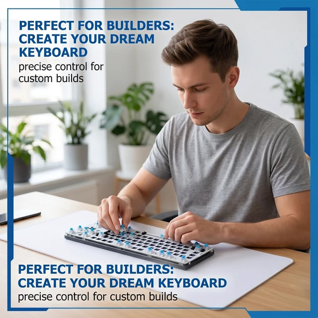 Alt view image 4 of 6 - 50 Pieces Clickers for 3D Prints,Keyboard Clicker for 3D Prints,Clicky Switches Suitable for 3D Printing,Dustproof,Segmented Shaft,Mechanical Keyboard Switches and Clickers for 3D Printed Fidgets
