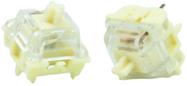 Main image of Jelly Series Keyboard Switches (Yellow,110PCS) | Heavy Tactile,RGB LED,5 Pin,Factory Pre-lubed,Full POM Key Switches,compatible for MX Mechanical Keyboard