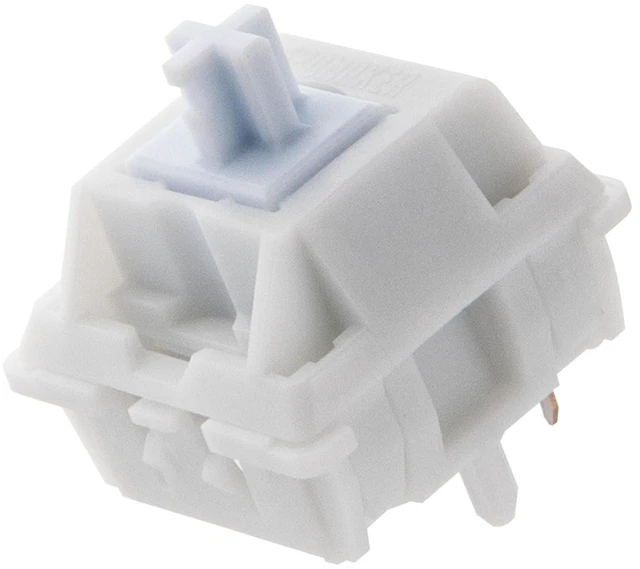 Main image of Whisper Linear Keyboard Switches, 5-Pin Thocky Mechanical Switches | 40gf Gaming Keyboard Switches, Factory Pre-Lubed for Buttery Smooth Typing, 100PCS for 60%98% Mechanical Keyboards