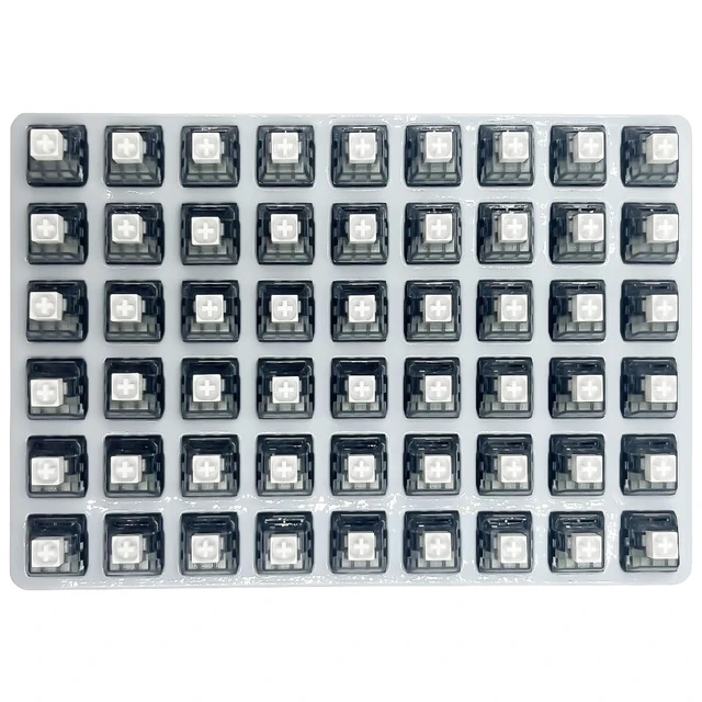 Alt view image 4 of 6 - Kailh Box White V2 Switch for Mechanical Gaming Keyboard, 5 Pin Clicky Switch Box V2 White,108PCS
