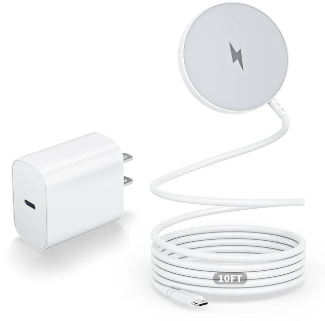 Main image of Magnetic Wireless Charger 10FT Fast Apple Mag-Safe Charger Magnet | Pad iPhone Mag Safe Charging for iPhone 17Pro Max/16 Pro Max/16Pro/16/iPhone 15Pro Max/15 Plus/14/13/12/AirPods 3/2/Pro/Pro 2