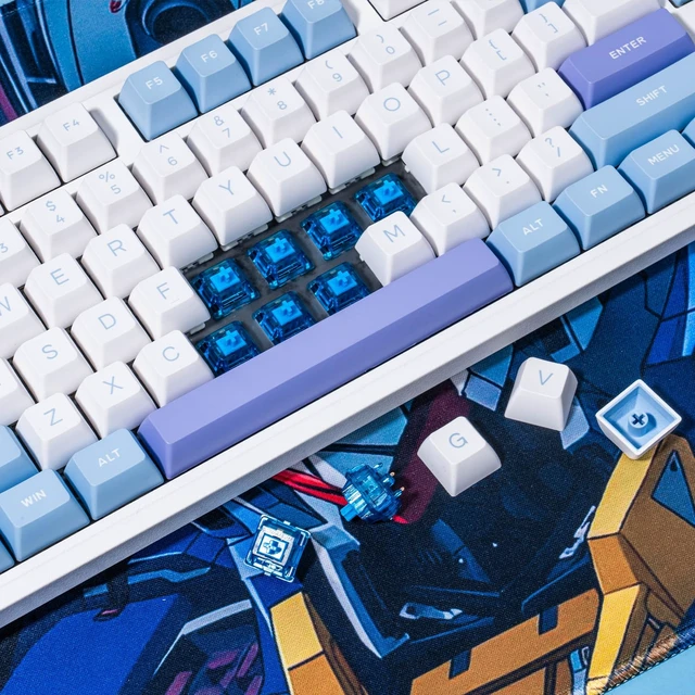 Alt view image 4 of 6 - Phantom Keyboard Switches(Blue, 110PCS) | Clicky,RGB LED,60gf Key Switches,compatible for MX Mechanical Keyboard
