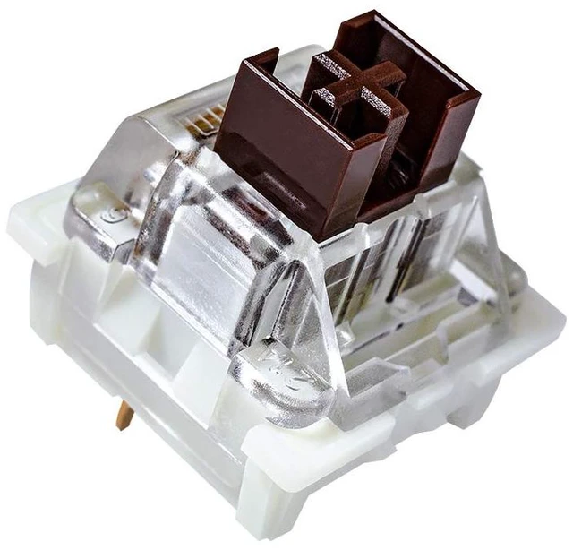 Main image of Brown Switches- 65 Pack, 3-Pin Tactile Dustproof Key Switches - Replacement Switches for Mechanical Gaming Keyboard