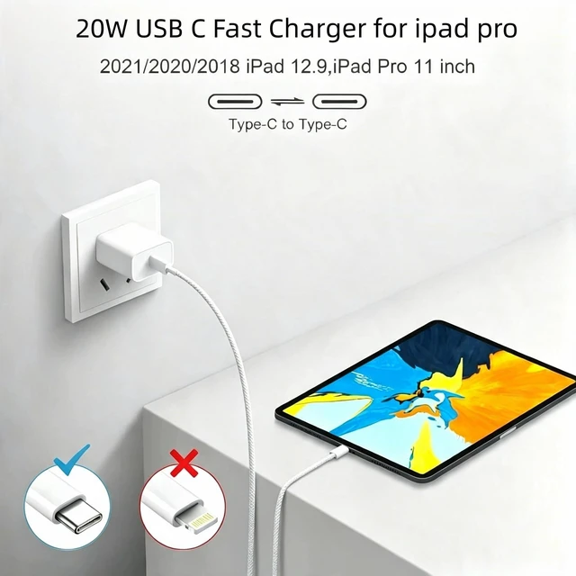 Alt view image 3 of 7 - 20W Mobile Fast Charging Phone Charger Fast Charging Cable 6FT Compatible with Apple iPhone 17 air/ 16/15 pro max/Plus, Long USB C to USB-C Charger 6 feet for iPhone air/17/16/15.