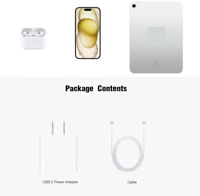 Alt view image 5 of 6 - 20W Fast Charger for iPhone 18 16E 17 Air 15/16 Pro Max, AirPods 5/4 4th, Airpods Pro 3 2 2nd,Beats Solo 4/Pill 2024/Powerbeats Pro 3 2 USB TPYE C Charging Cord Compatible Apple TV Remote, Ipad 11 12