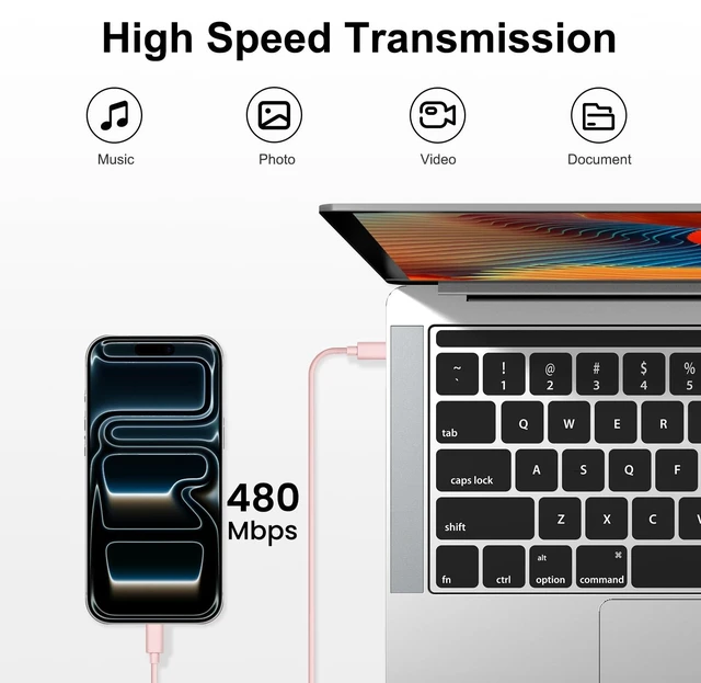Alt view image 7 of 7 - iPhone 18 17 16 15 Charger Fast Charging, 20W Dual Port USB C Charger Block | Type C Charger Fast Charging, 10FT Long USB C to C Cable for iPhone 18 17 16 15 Pro Max, Duo, Air, Android Phone, iPad