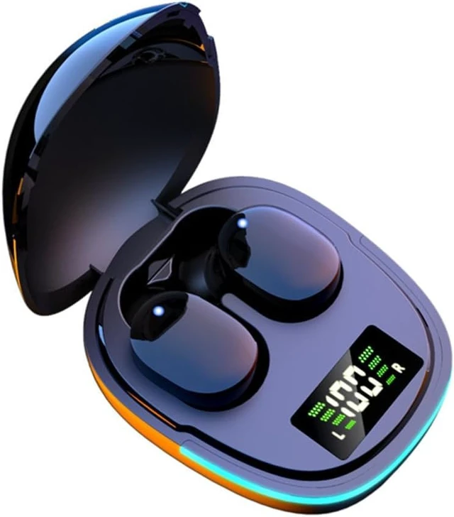 Alt view image 5 of 7 - Wireless Bluetooth 5.4 Earbuds, 40H Playtime,Touch Control Light Weight in Ear Headphones with Built in Mic, with Noice Cancelling, Earphone Clear Calls for Sports Workout, Black