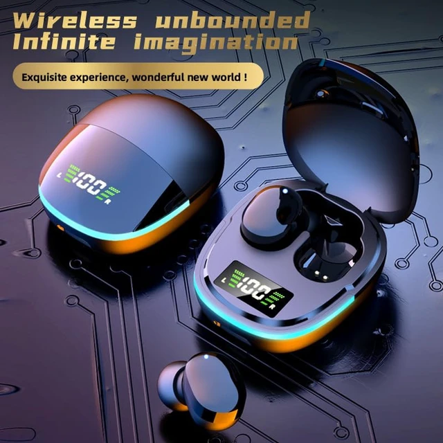 Alt view image 4 of 7 - Wireless Bluetooth 5.4 Earbuds, 40H Playtime,Touch Control Light Weight in Ear Headphones with Built in Mic, with Noice Cancelling, Earphone Clear Calls for Sports Workout, Black