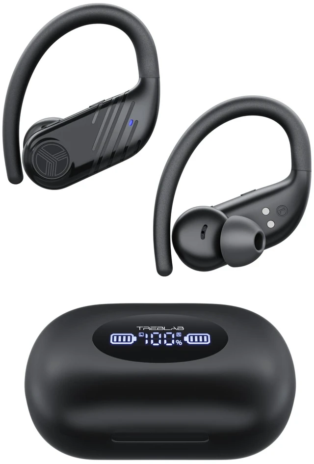 Main image of X3-Pro Earbuds Wireless Bluetooth, Earhook IPX5 11H Powerbank | Bluetooth Running Headphones, gaming mode 60ms, wireless charging case, secure earhook, ENC mics, BT 5.4, 9g ultra-light