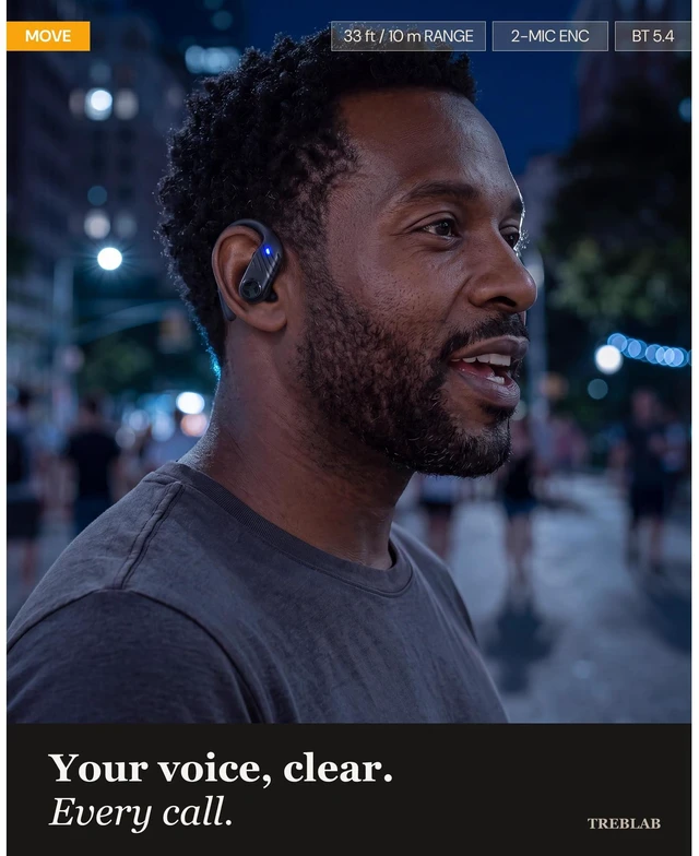 Alt view image 7 of 7 - X3-Pro Earbuds Wireless Bluetooth, Earhook IPX5 11H Powerbank | Bluetooth Running Headphones, gaming mode 60ms, wireless charging case, secure earhook, ENC mics, BT 5.4, 9g ultra-light