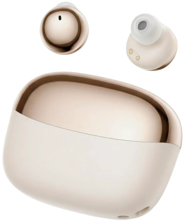 Main image of Aesthetic Upgraded Wireless Earbuds 2-in-1 with Day & Night Modes, Bluetooth 6.0 Ultra-Mini Headphones, Built in Mics & HIfi Stereo Earphones, IPX5, All in Comfortable Ear buds (Classic Gold)