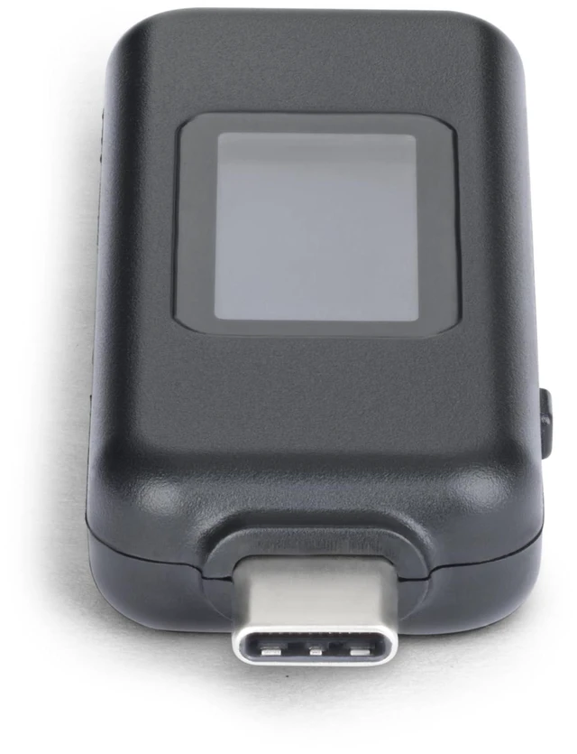 Alt view image 3 of 7 - USB-C Power Tester, Digital Multimeter, 240W PD (USBC-PWRTESTER) | Bi-Directional Voltage and Current Meter, Cable and Port Tester, USB 10Gbps, EPR, USB 10Gbps Pass-Through, Male to Female