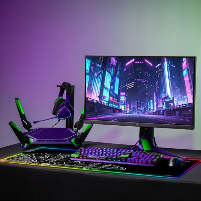 Alt view image 6 of 7 - Desk Mat for Keyboard Extra Large Gaming RGB Mouse Pad, Wars | LED Desktop Mat, 14 Light, Cute, Computer, Desk Top. XL, XXL Long, Big, Cool, Modern, Design, Unique, for Men, Boys, Gamer