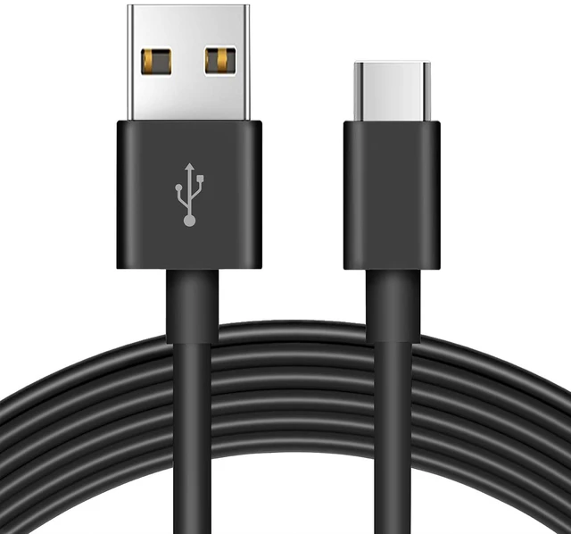Main image of 16.4ft/5M Long USB C Cable, Charging and Data Transfer, Durable USB A to USB C Power Charging Replacement Cord for Home Security Cameras, Phones, Switch Pro Controllers and More Devices-Black