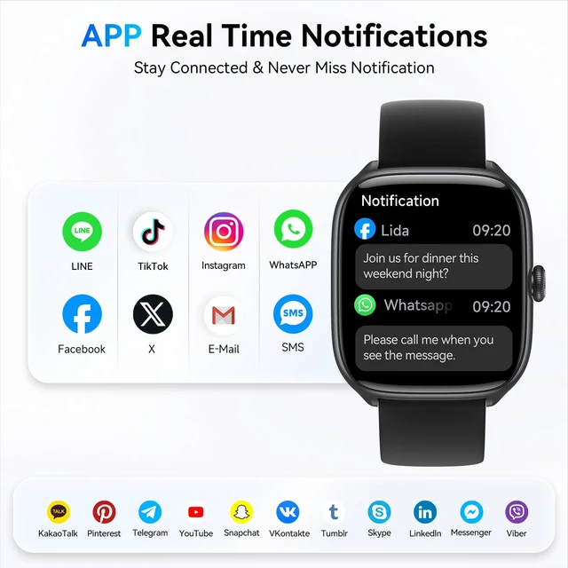 Alt view image 5 of 7 - Smart Watch for Women Men, Bluetooth Call, 40mm AMOLED Fitness Watch | for iPhone/Android/Samsung, Notification Alerts, Heart Rate/Stress/Sleep Monitor, 101+ Sports Modes, 3ATM Waterproof, 2 Bands