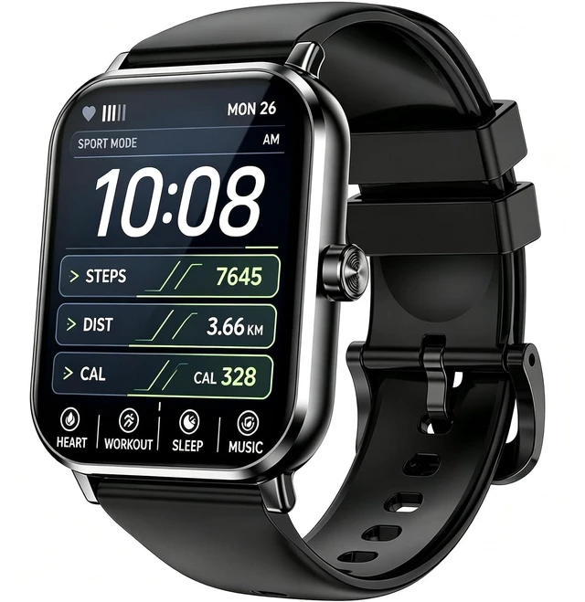Main image of Smart Watch for Men Women,1.83" HD IPS Fitness Tracker for iOS Android | 120+ Sports Modes, Bluetooth Call, Heart Rate Sleep Monitor, IP67 Waterproof, 350mAh Long Battery, Music Control