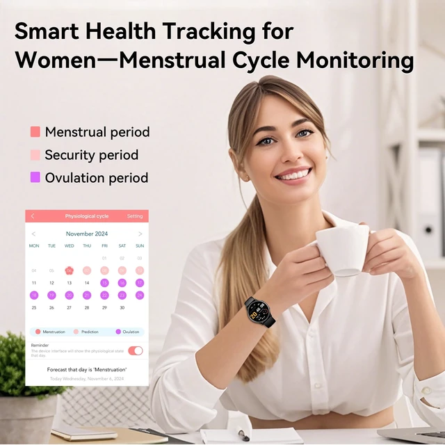 Alt view image 3 of 6 - Smart Watches for Women, Fitness Tracker with Heart Rate & SpO2 Monitor, IP67 Waterproof Activity Tracker for Men & Women, Smart Watch for iPhone & Android