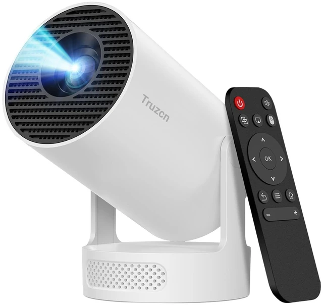 Main image of Mini Projector, Portable Projector 4K Support and 5W Speaker | with WiFi 6 & Bluetooth 5.4, 180° Rotatable, Auto Keystone & Manual Focus, Projector with HDM, USB, Phone, Laptop(Ultra)