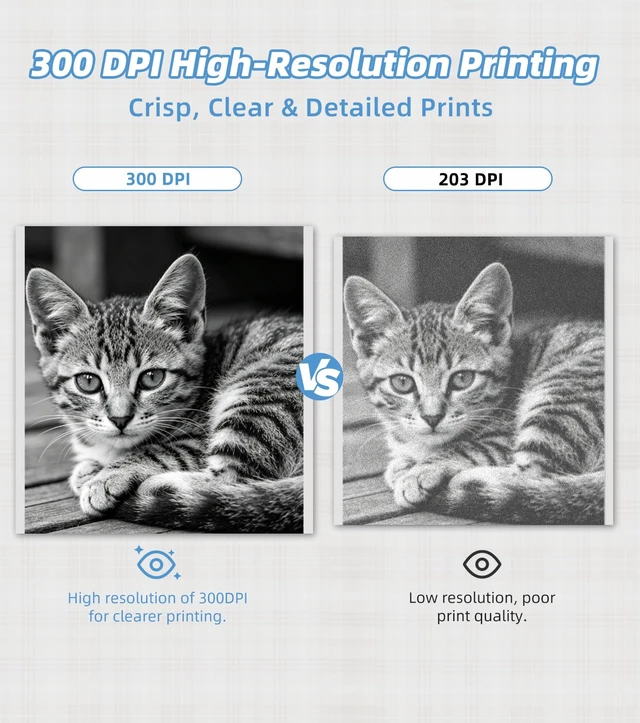 Alt view image 2 of 7 - Sticker Printer, 300DPI Ultra-Clear Mini Portable Sticker Maker S002 | Thermal Mini Printer with Banner Printing Function, Bluetooth Inkless Print Pods for Journaling, DIY Gifts, Study Note