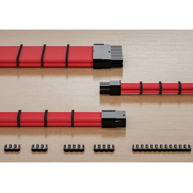 Alt view image 5 of 7 - 24 Pieces Set = 24-pin x 4, 8-pin x 12, 6-pin x 8 for 3 mm up to 3.4 mm/0.13inch- Black(3.4 mm/0.13inch)-CM245