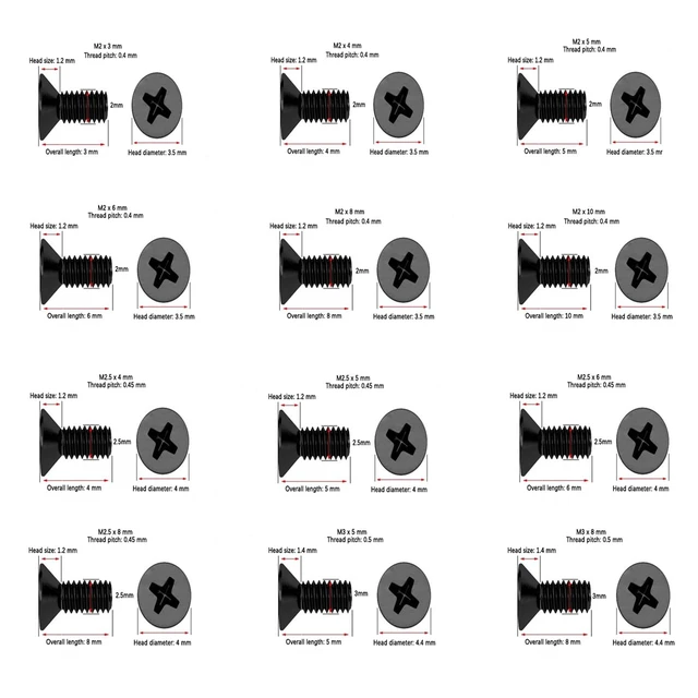 Alt view image 2 of 5 - 240 Pieces Laptop Notebook Computer Screws Replacement Kit