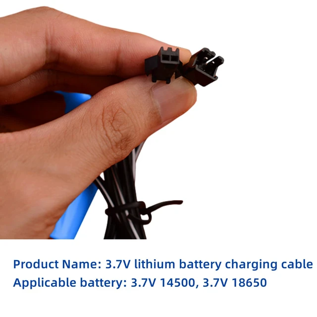 Alt view image 4 of 5 - 3.7V Battery Charger with SM-2P Plug USB Li-ion Battery Charger for RC Car Amphibious Stunt Car Trucks Boats for Bazooka Rocket Blower Bubble Gun Battery (2PCS Cable)