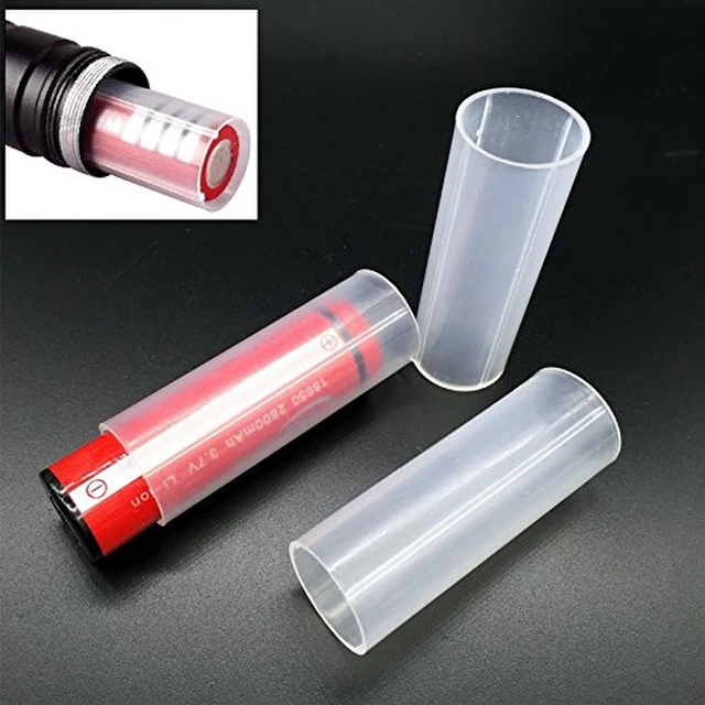 Alt view image 3 of 6 - 3PCS 18650 Battery Protective Sleeve, 18650 Battery Spacer, 18650 Battery Holder Converter (Batteries are not Included) - 3 Pack
