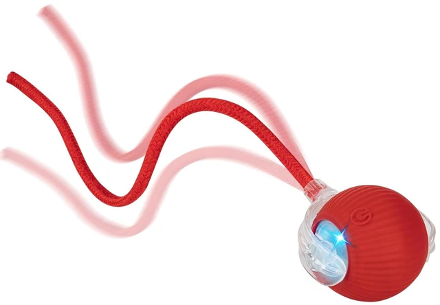 Main image of Cat Toy, Electric Interactive Toys for Indoor Cats, Red