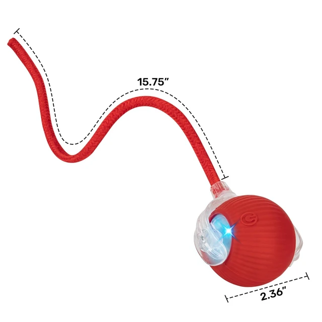Alt view image 2 of 7 - Cat Toy, Electric Interactive Toys for Indoor Cats, Red