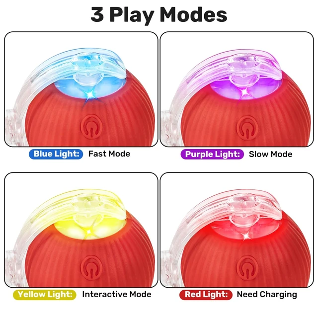 Alt view image 3 of 7 - Cat Toy, Electric Interactive Toys for Indoor Cats, Red