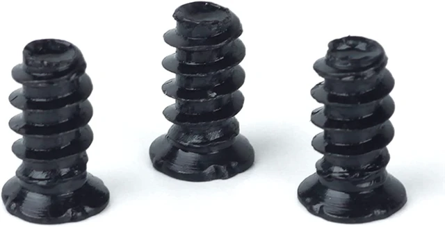 Alt view image 6 of 6 - 100pcs Computer Cooling Fan Mount Screws, M5x10 Black - Fits 70mm to 140mm Fans