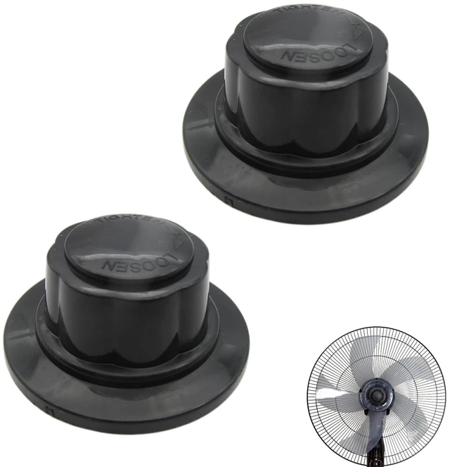 Main image of 2PCS Fan Parts Blade Covers and Screw Knobs M8x1.5mm Hole for 16" Table Floor and Ceiling Fans General Replacement Accessories for Fan Blades Cover Fixing and Mounting Screws