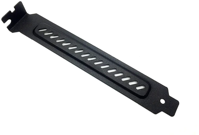 Main image of Hard Steel Dust Filter Blanking Plate PCI Slot Cover 10 Pcs Black