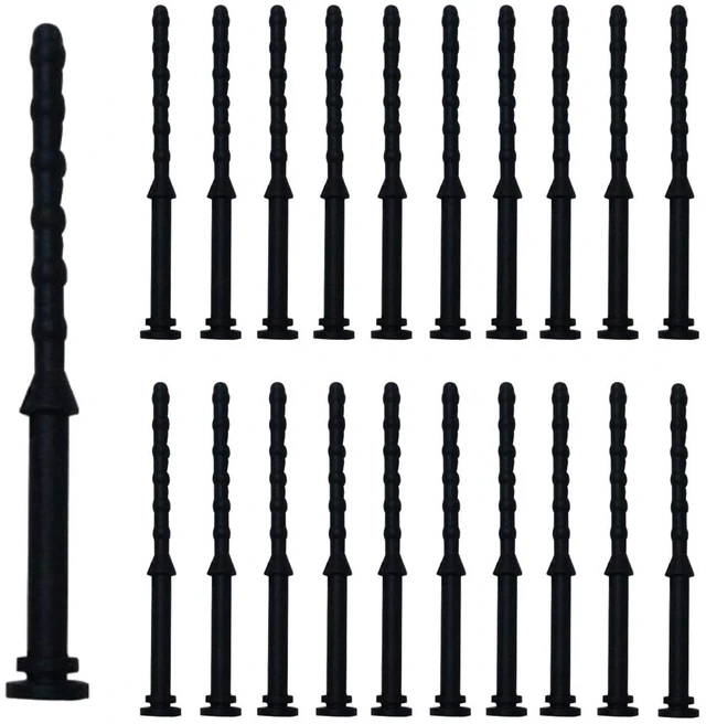 Main image of 20PCS PC Case Fans Computer Cooling Fan Mount Screws, CPU Fan Mounting Pin Rivet Black Soft Rubber Reducing Noise Anti-Vibration Screws 65mm / 2.56in