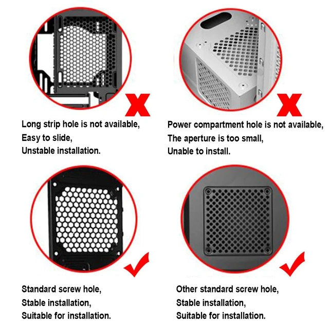 Alt view image 4 of 7 - 20PCS PC Case Fans Computer Cooling Fan Mount Screws, CPU Fan Mounting Pin Rivet Black Soft Rubber Reducing Noise Anti-Vibration Screws 65mm / 2.56in