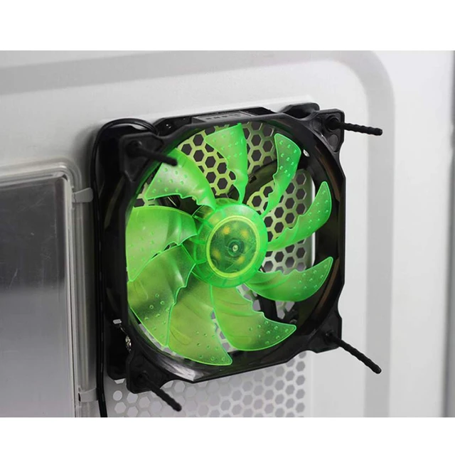 Alt view image 7 of 7 - 20PCS PC Case Fans Computer Cooling Fan Mount Screws, CPU Fan Mounting Pin Rivet Black Soft Rubber Reducing Noise Anti-Vibration Screws 65mm / 2.56in