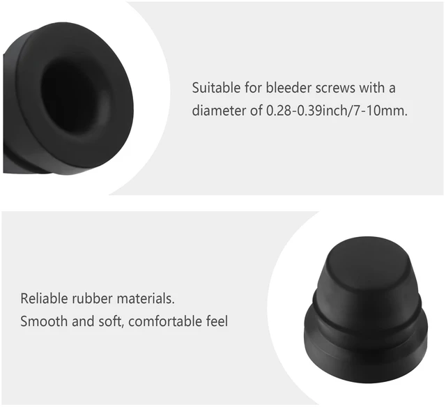 Alt view image 3 of 7 - 30PCS Car Disc Brake Bleeder Caps,Waterproof Dustproof Rubber Grease Fitting Caps,Universal Zerk Fitting Cap Car Accessories for Most Cars Trucks Motorcycles (30PCS)