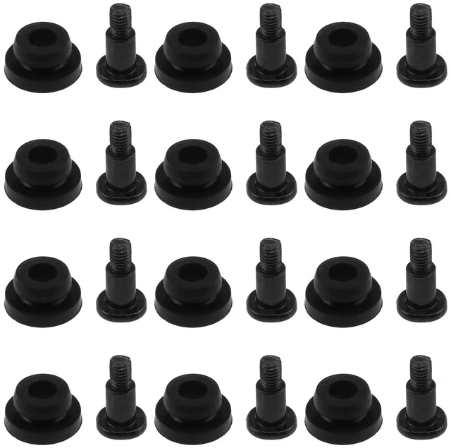 Main image of 12Sets 2.5 Inch Hard Disk Drive Screw Kit | Black Computer Hardware Fastener Screws For 2.5 Inch Solid State Drives, Laptop and Desktop Hard Drive Installation Assembly