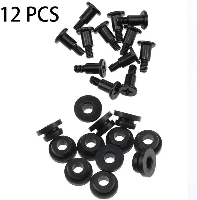 Alt view image 4 of 5 - 12Sets 2.5 Inch Hard Disk Drive Screw Kit | Black Computer Hardware Fastener Screws For 2.5 Inch Solid State Drives, Laptop and Desktop Hard Drive Installation Assembly
