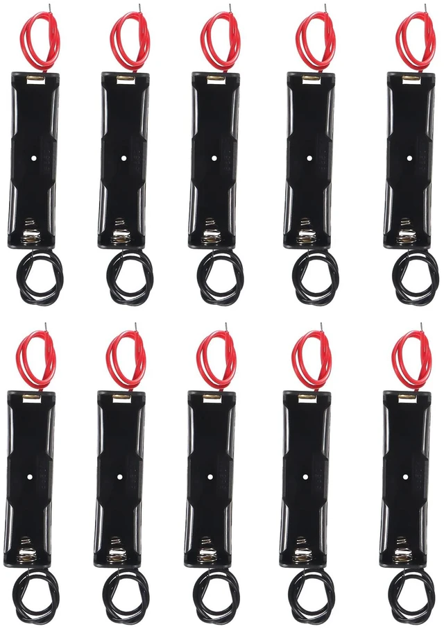 Main image of 10pcs 18650 Battery Holder Single 1x 3.7V 18650 Battery Holder 18650 Battery Holder with Wires