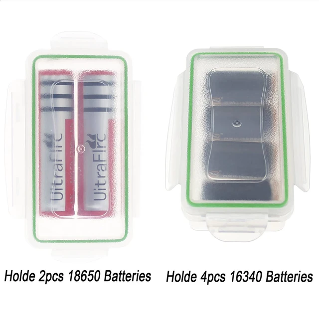 Alt view image 4 of 5 - 18650 Battery Storage Case Plastic Waterproof Battery Holder for 18650 and 16340 Batteries (4 Pack)