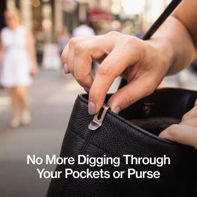 Alt view image 4 of 7 - Nano Clip - Pocket Clip Key Ring Holder - Secure Your Key Chain, Eliminates Pocket Bulge