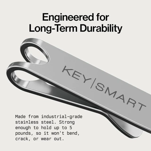 Alt view image 6 of 7 - Nano Clip - Pocket Clip Key Ring Holder - Secure Your Key Chain, Eliminates Pocket Bulge